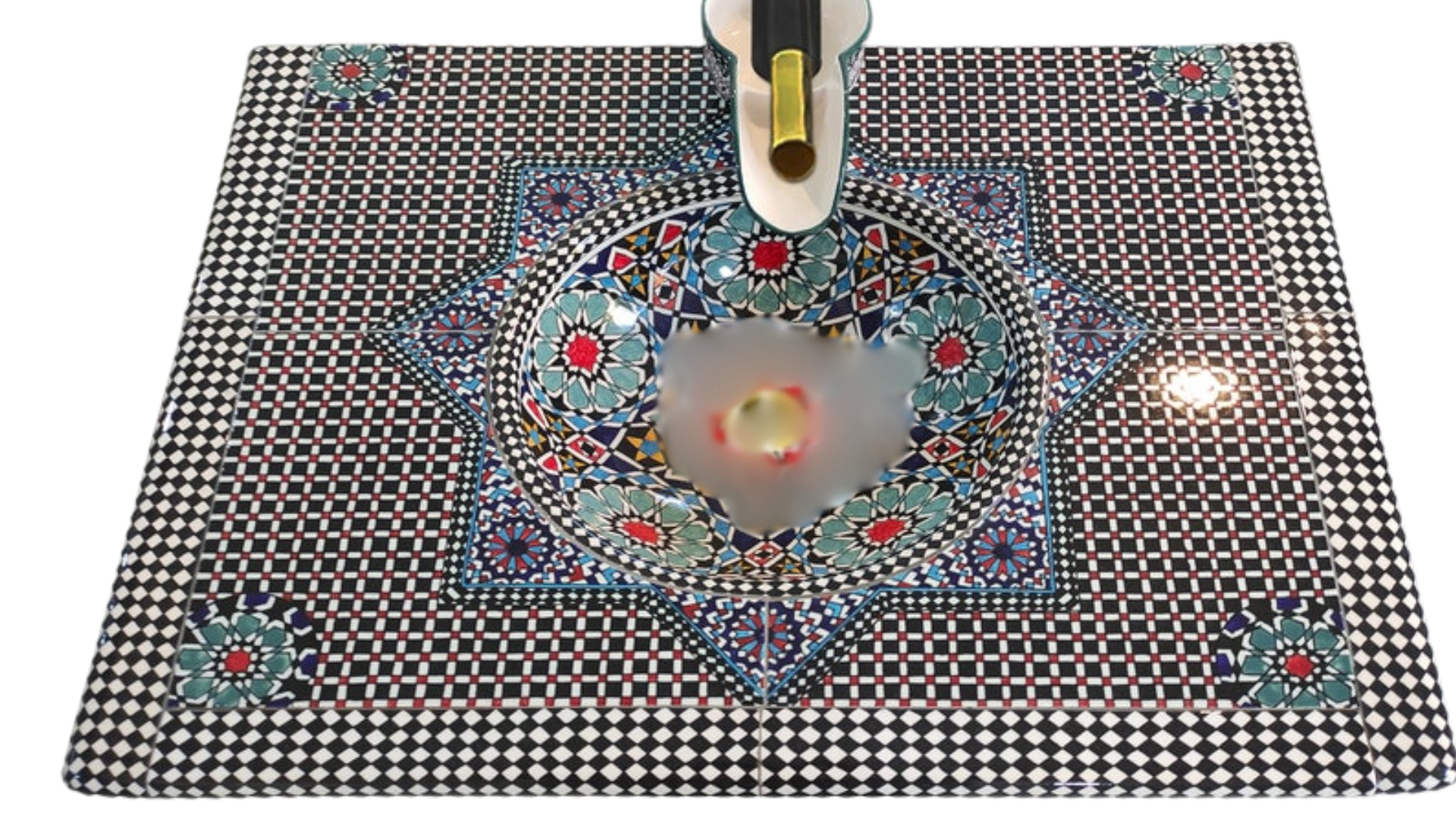 Ceramic Table Sink Moroccan Handmade - Maroko Dekor