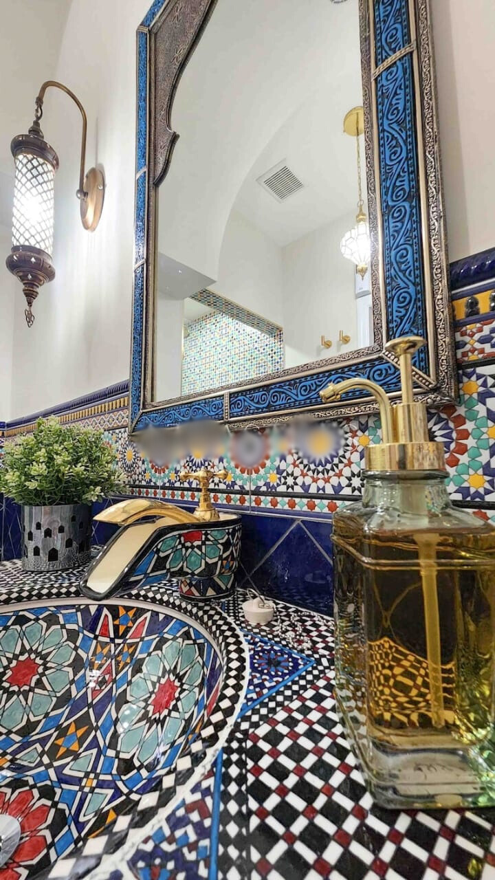 Ceramic Table Sink Moroccan Handmade - Maroko Dekor
