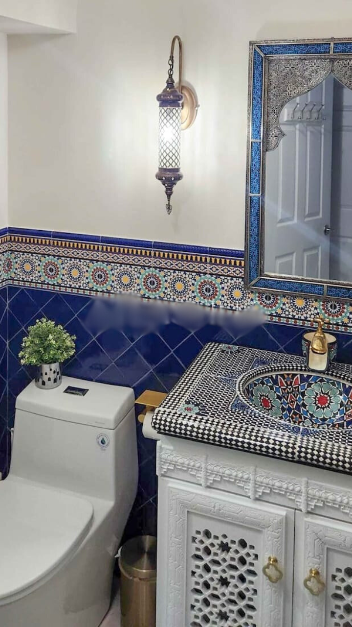 Ceramic Table Sink Moroccan Handmade - Maroko Dekor